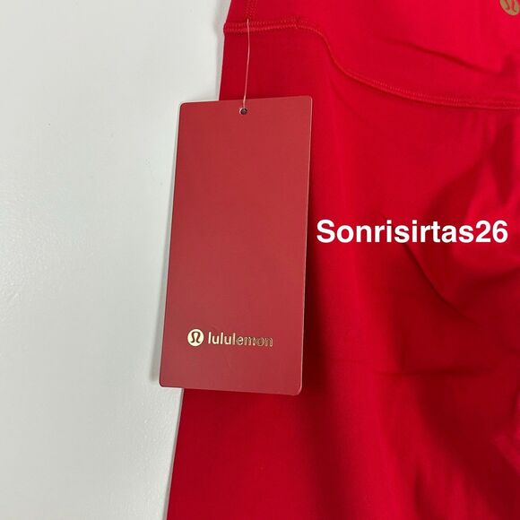 NWT Lululemon  Align HR Pant 25” Legging Size 6 Oxford Red Lunar New Year 2026 - Picture 7 of 15